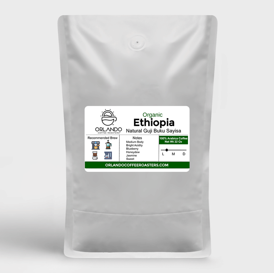 Organic Ethiopia Natural Guji Buku Sayisa