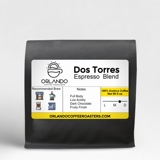 8 ounce bag of dos torres espresso blend