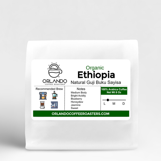Organic Ethiopia Natural Guji Buku Sayisa